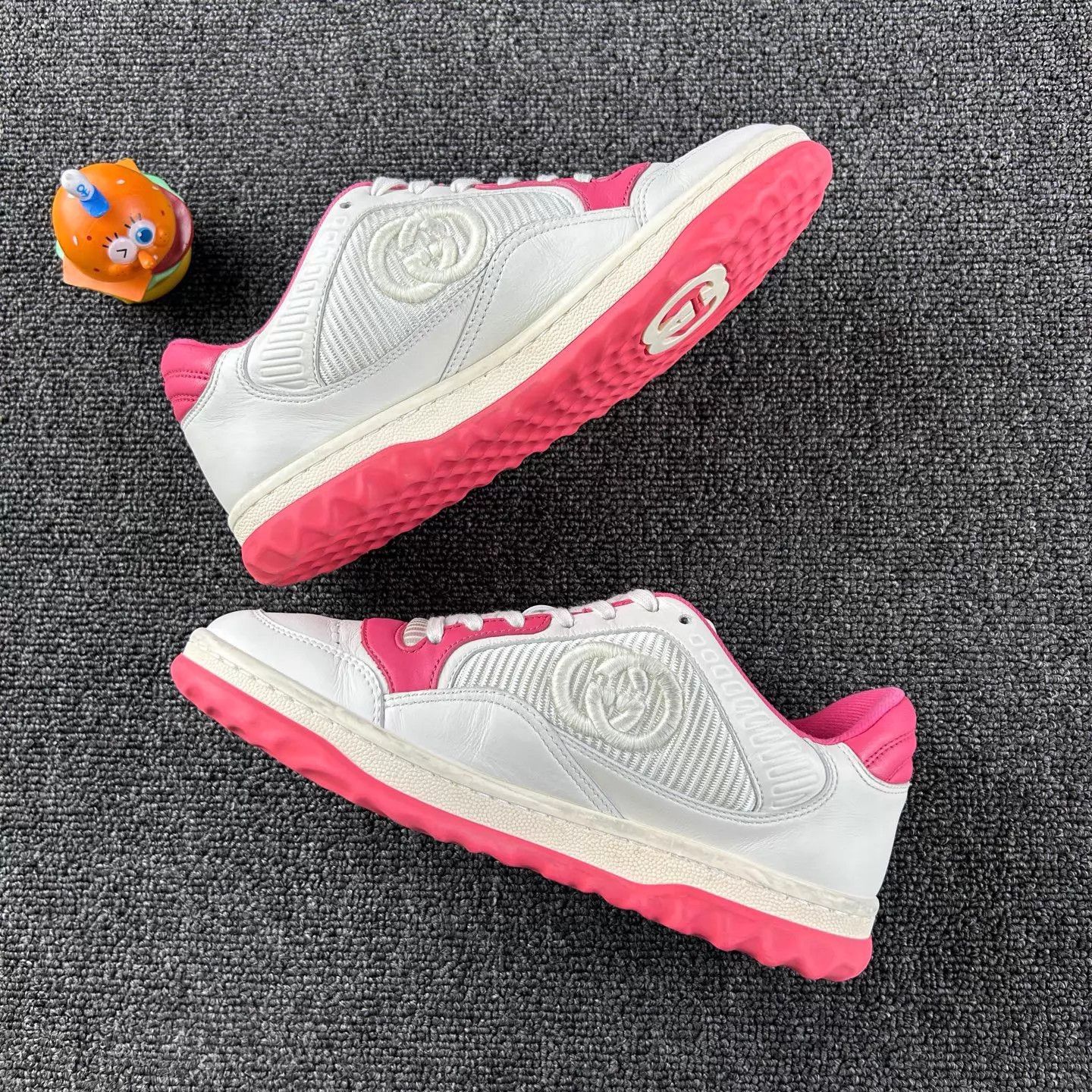 Gucci Gucci MAC80 pink white low top sneakers women's 35 Size US 4.5 / IT 34.5 - 3 Thumbnail