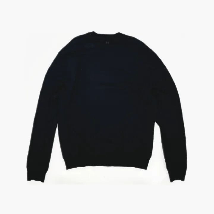 AMI AMIPARIS Black Sweatshirt with Red Heart Embroidery -2507 Size US L / EU 52-54 / 3 - 3 Thumbnail