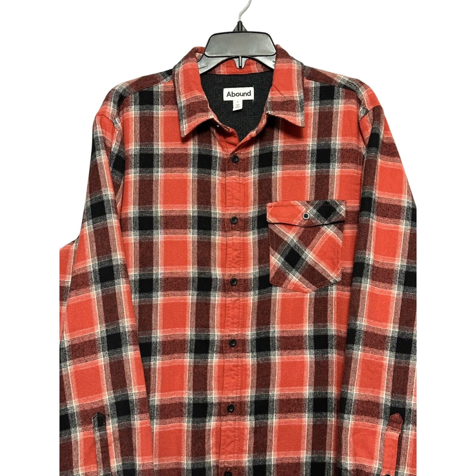 Other Abound Collared Shirt Button-Up Plaid Black/Red Medium NWOT Size US M / EU 48-50 / 2 - 2 Thumbnail