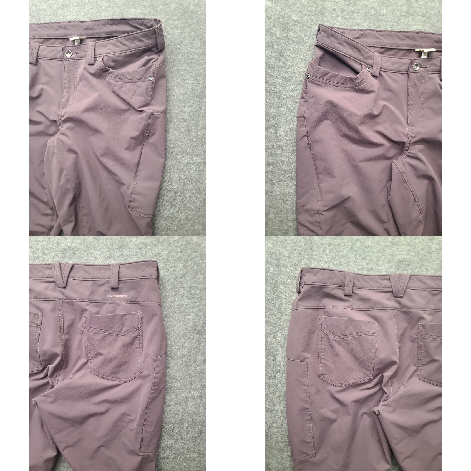 Vintage Duluth Trading Pants Womens 18x31 Flexpedition Regular Fit Bootcut Stretch Plum Size 40" / US 18 - 8 Thumbnail