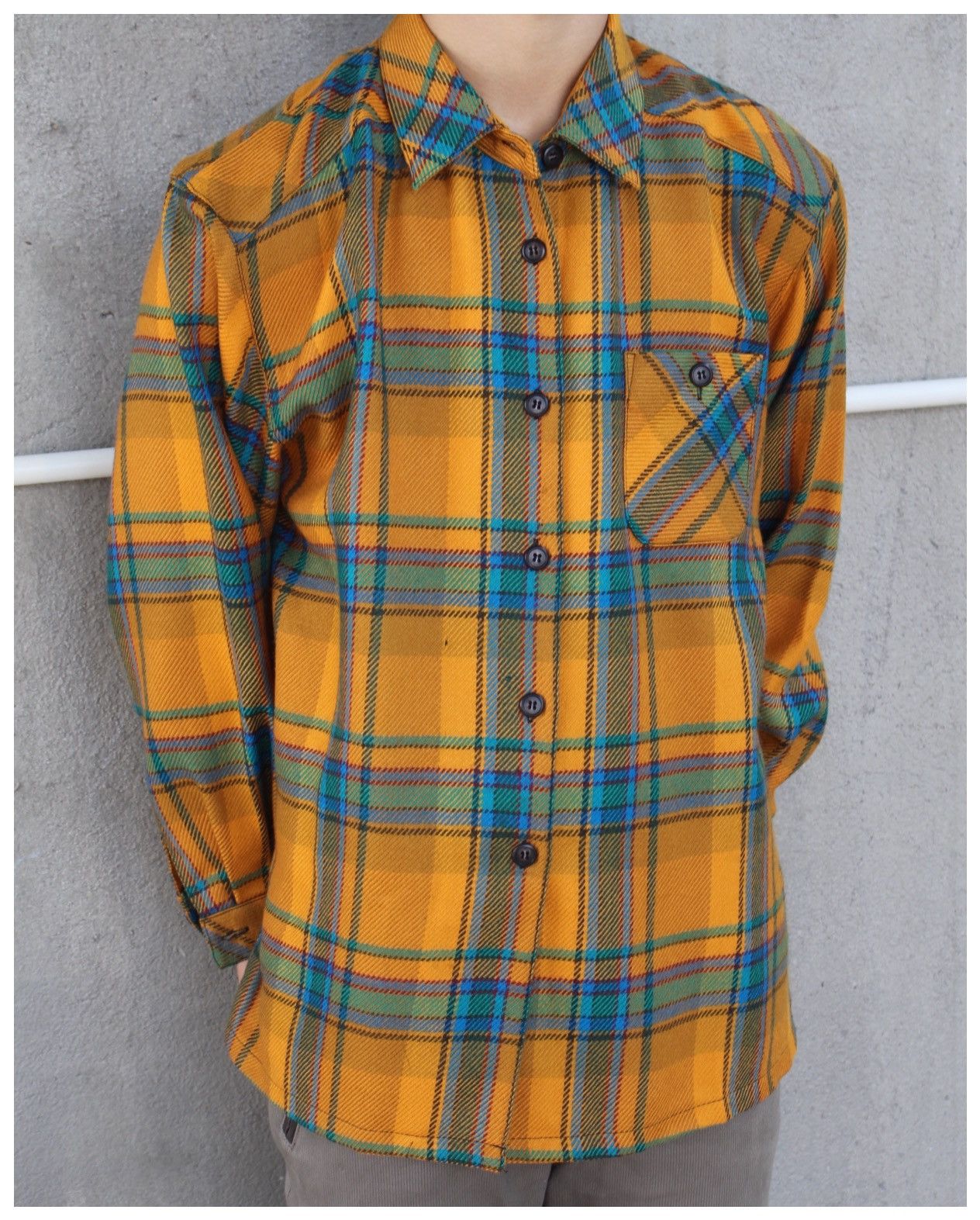 Flannel × Japanese Brand × Vintage 2000S GIUBA FLANNEL SHIRT Size US L / EU 52-54 / 3 - 1 Thumbnail