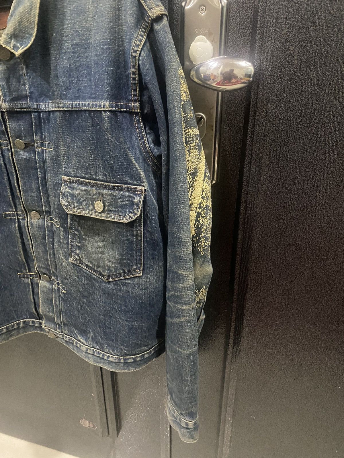 Evisu Vintage Evisu Yamane Diacock Trucker Denim Jacket Size US M / EU 48-50 / 2 - 4 Thumbnail