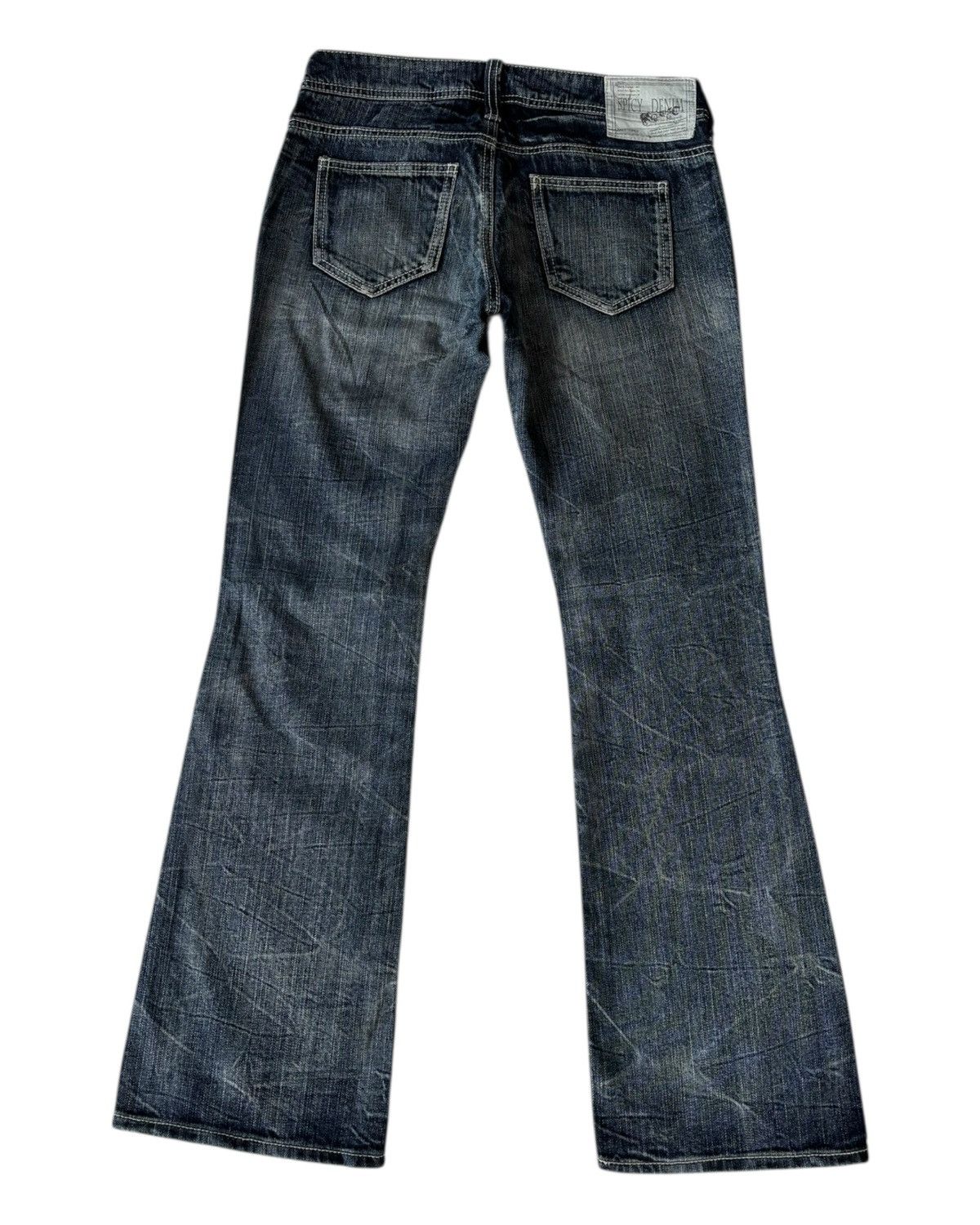 If Six Was Nine × Le Grande Bleu (L.G.B.) × Undercover Vintage Flared Jeans Spicy Denim Seditionaries Punk Jean Size US 29 - 8 Thumbnail