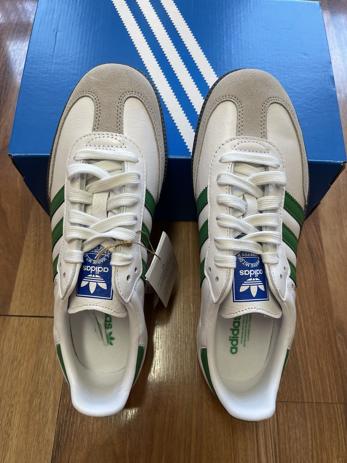 Adidas Adidas Samba Green Sneakers Size 6 Size US 6 / EU 39 - 2 Thumbnail