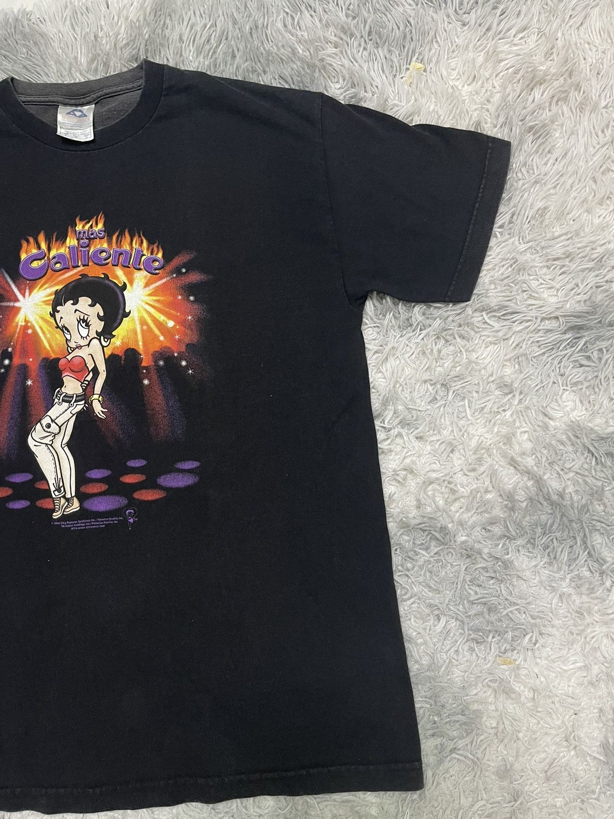 Anime × Vintage VINTAGE 2003 BETTY BOOP MAS CALIENTE TSHIRT FADED Size US L / EU 52-54 / 3 - 4 Thumbnail