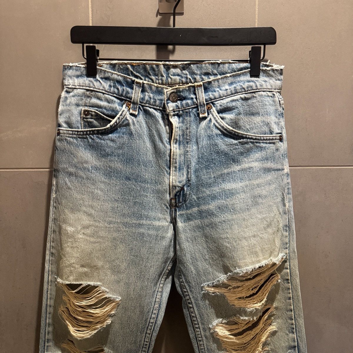 Levi's Levis 80’s Orange Tab distressed Denim Size US 31 - 2 Thumbnail