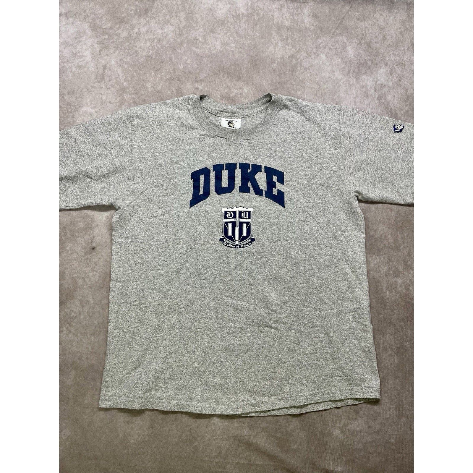 Other Rare Vtg 80s Duke Single Stitch T-Shirt XL Gray Cotton Excha Size US XL / EU 56 / 4 - 2 Thumbnail
