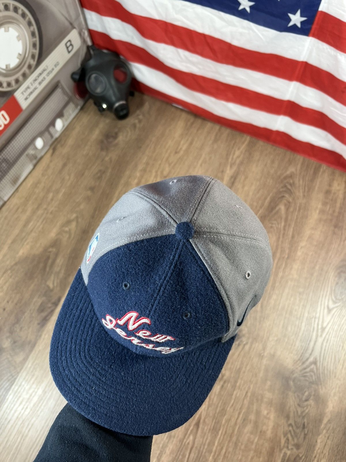 Vintage Vintage Nike New Jersey Hat Size M Size ONE SIZE - 9 Thumbnail