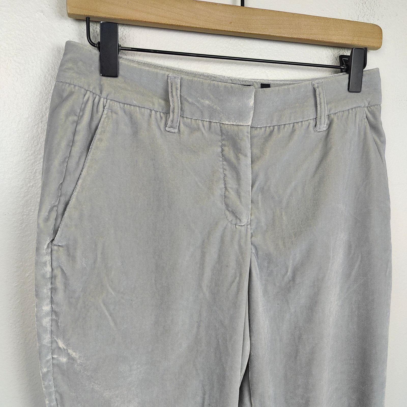 Wildfang Wildfang The Empower Velvet Slim Crop Pants Womens 2 Size 26" / US 2 / IT 38 - 2 Thumbnail