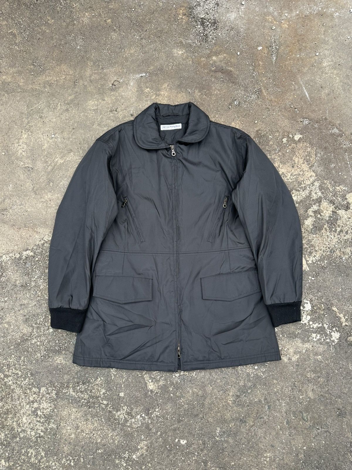 Emporio Armani Emporio Armani - Vintage Utility Nylon Zip-Up Jacket Size US M / EU 48-50 / 2 - 1 Thumbnail