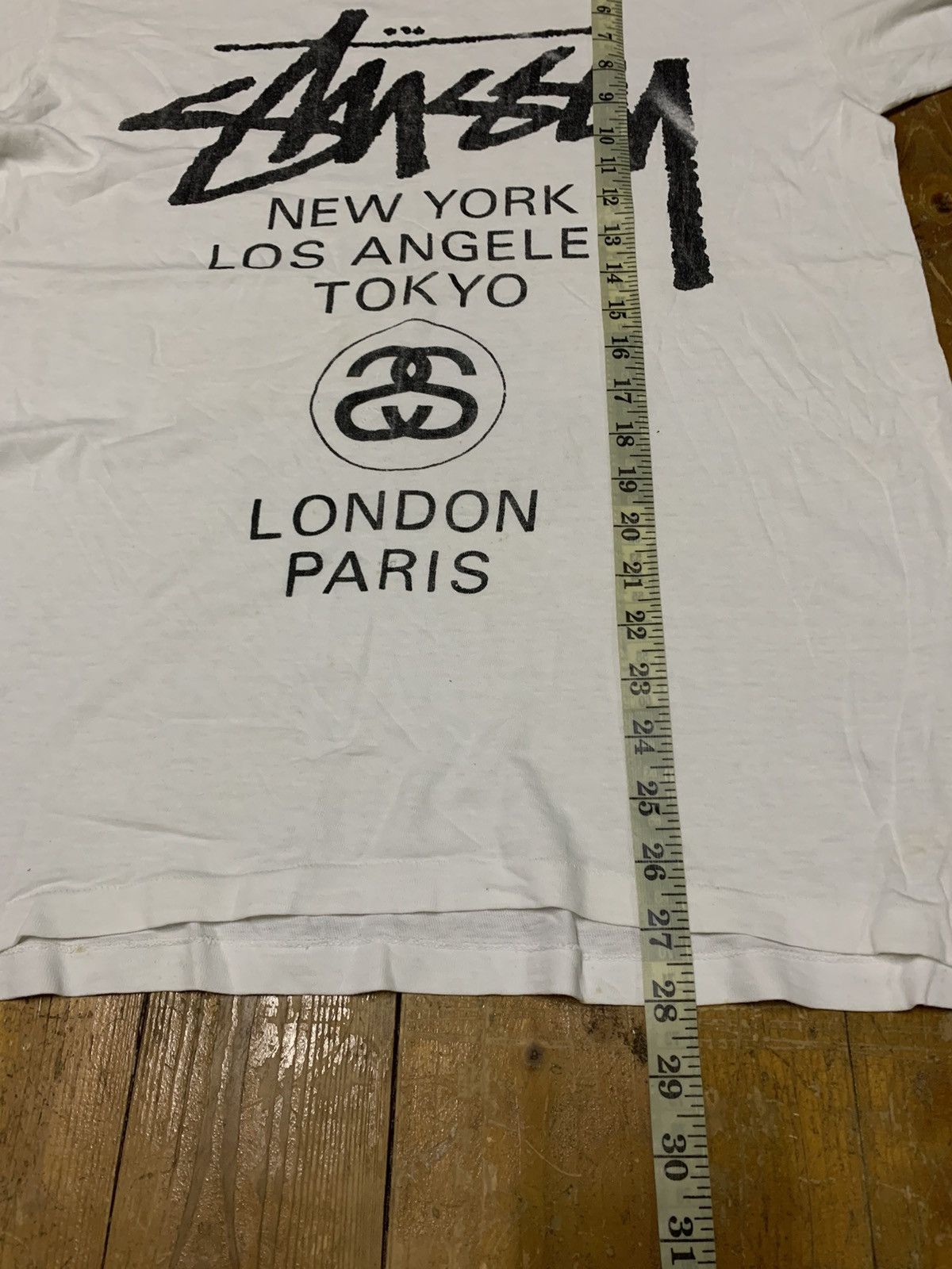 Stussy Vintage 90s Stussy World City Tour Printed Tee Size US M / EU 48-50 / 2 - 8 Thumbnail