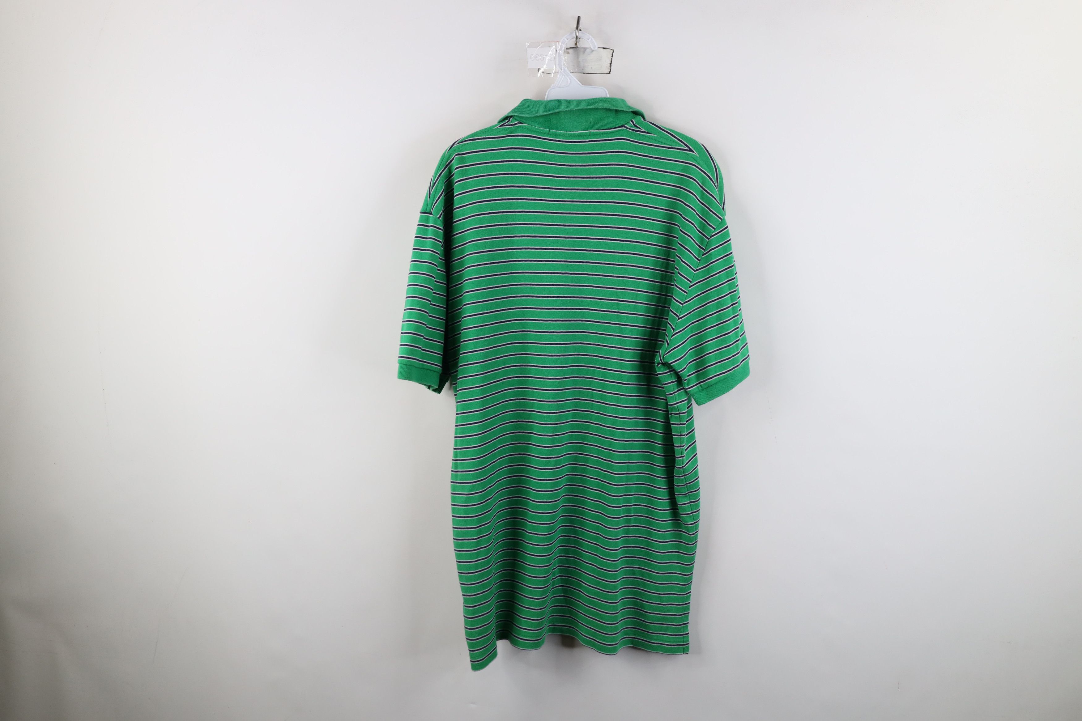 Ralph Lauren Vintage 90s Ralph Lauren Cotton Knit Striped Golf Polo Shirt Size US L / EU 52-54 / 3 - 9 Thumbnail