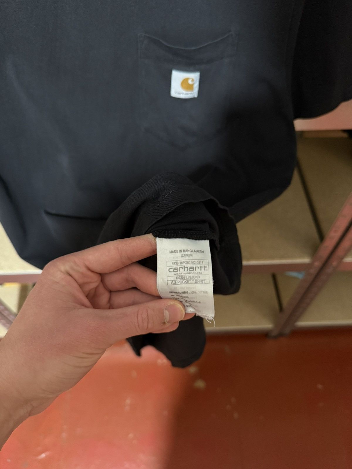 Carhartt × Carhartt Wip Rare Carhartt WIP Pocket Logo Outdoor Retro T-Shirt Y2K Hype Size US L / EU 52-54 / 3 - 5 Thumbnail