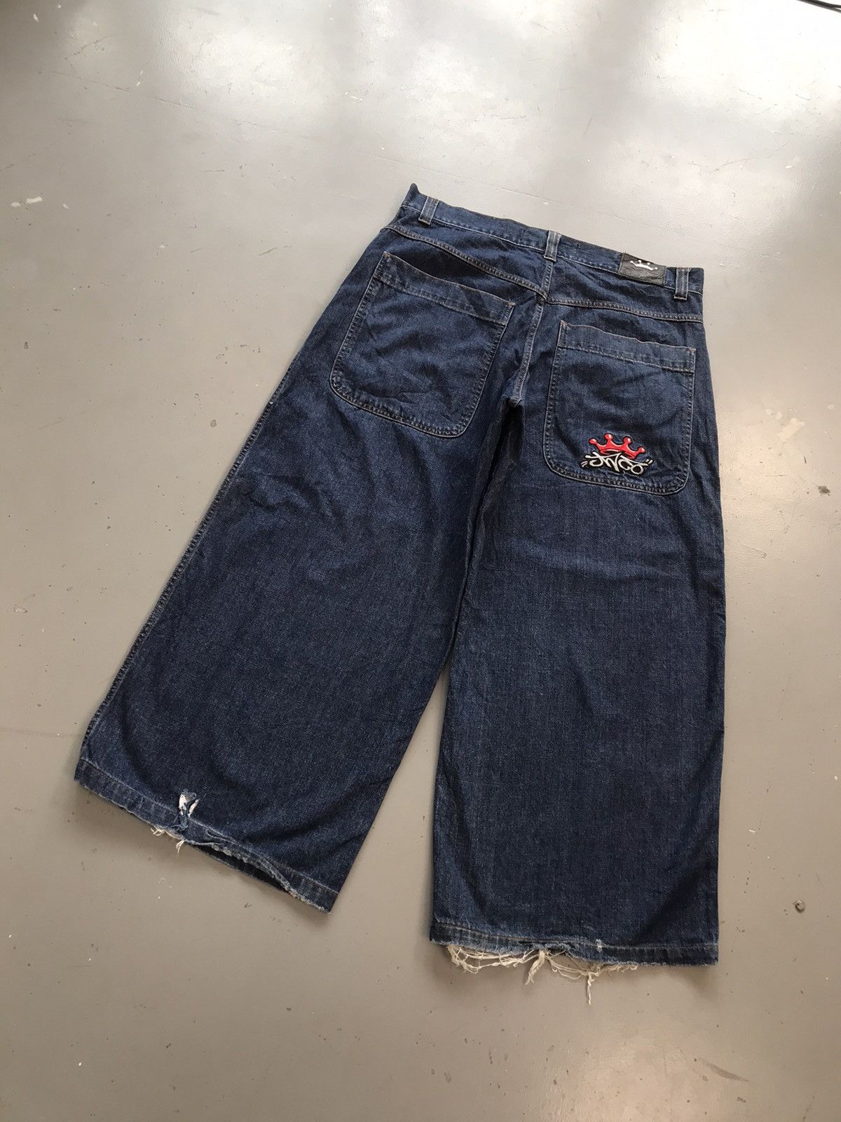 JNCO × Vintage Vintage Jnco SpellOut embroidered big pocket denim Size US 38 / EU 54 - 8 Thumbnail