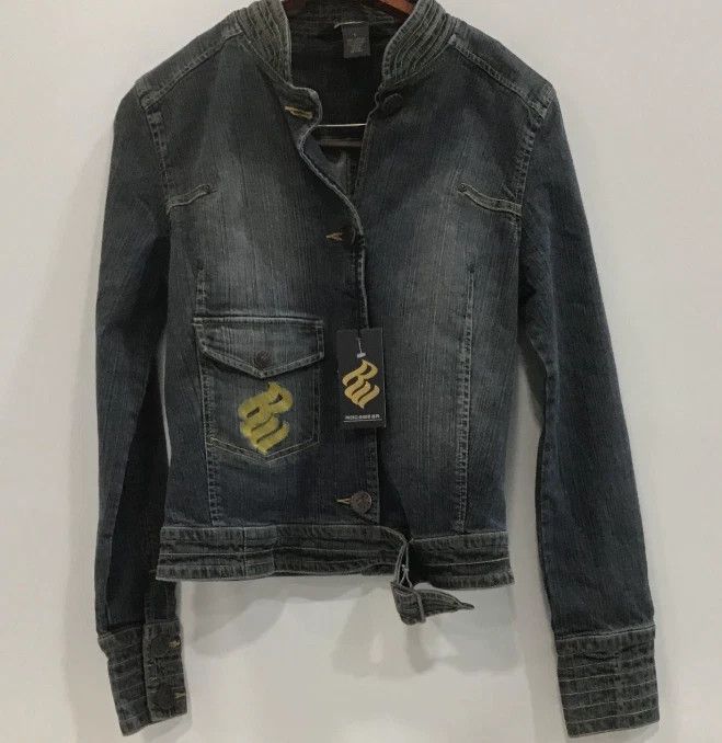 Rocawear ROCAWEAR Jacket Size L Stretch Denim Jean Jacket Y2K Size L / US 10 / IT 46 - 4 Thumbnail