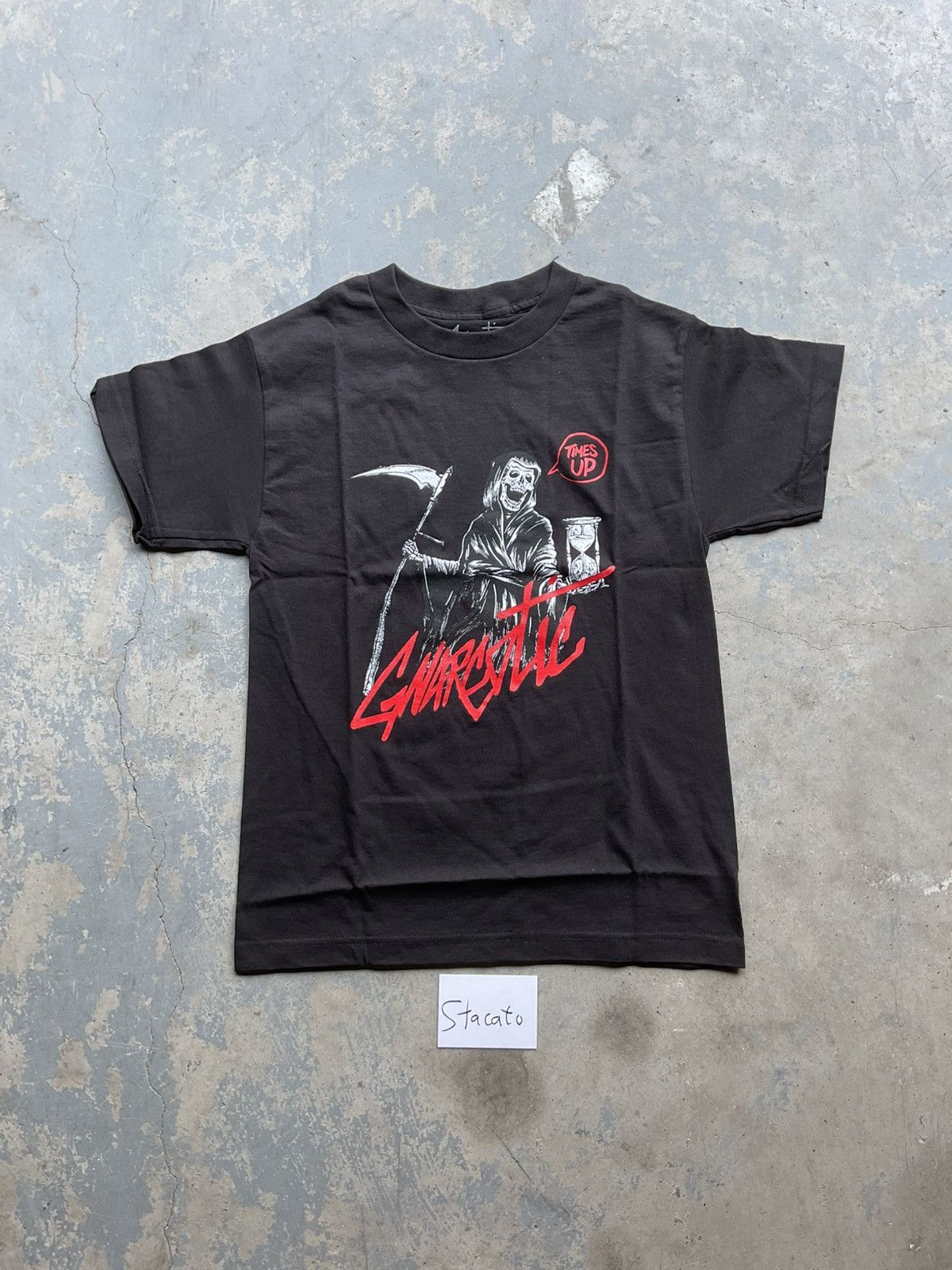Gnarcotic Gnarcotic Lil Gnar Reaper Times Up Tee Black Size US S / EU 44-46 / 1 - 1 Thumbnail