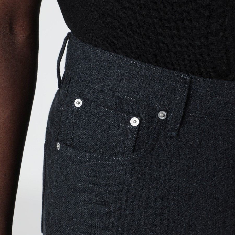 Dries Van Noten o1d2blof0226 Straight Leg Jeans in Dark Grey Size US 34 / EU 50 - 5 Thumbnail