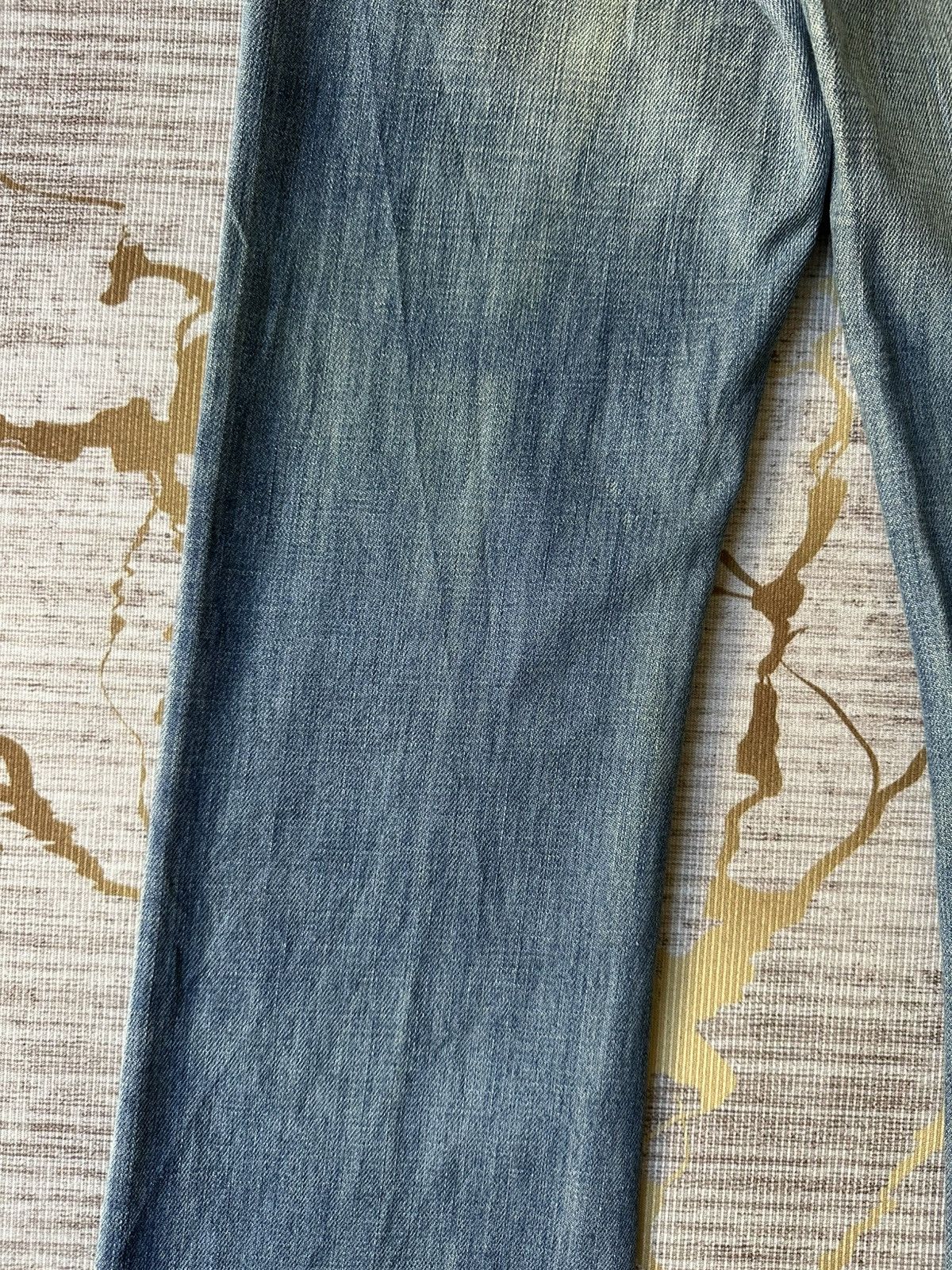 Joe's FLARE Joe’s Distressed Faded Blue Boot Jeans Size 28" / US 6 / IT 42 - 17 Thumbnail