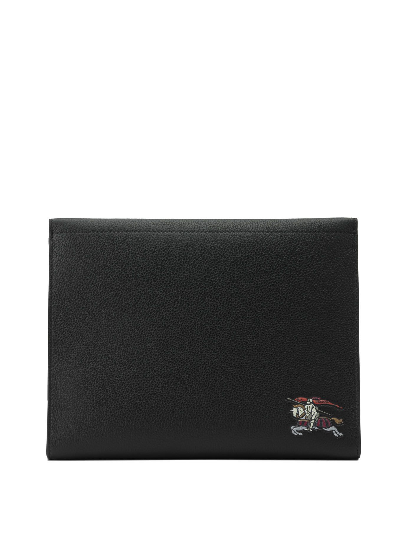 Burberry Equestrian Knight Design Clutch Bag Size ONE SIZE - 1 Thumbnail