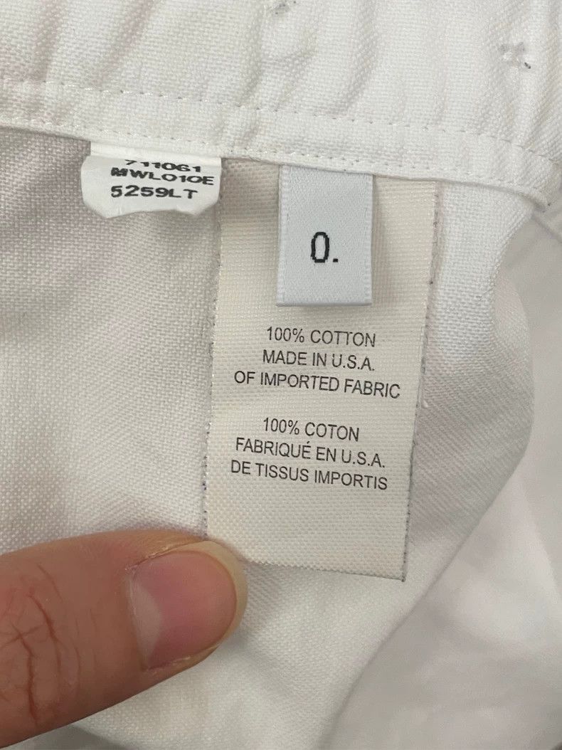 Thom Browne Thom browne White button stripe long-sleeved shirt 2504-Nex Size US XS / EU 42 / 0 - 7 Thumbnail
