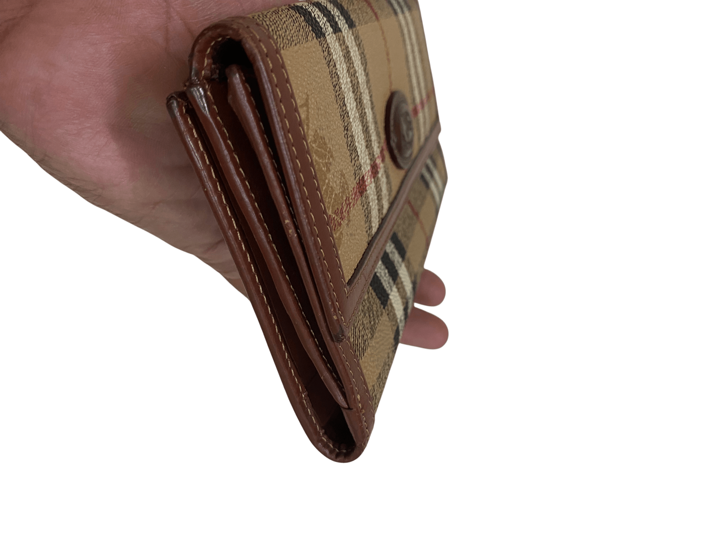 Burberry Iconic Vintage Burberry Nova Check Wallet Size ONE SIZE - 7 Thumbnail