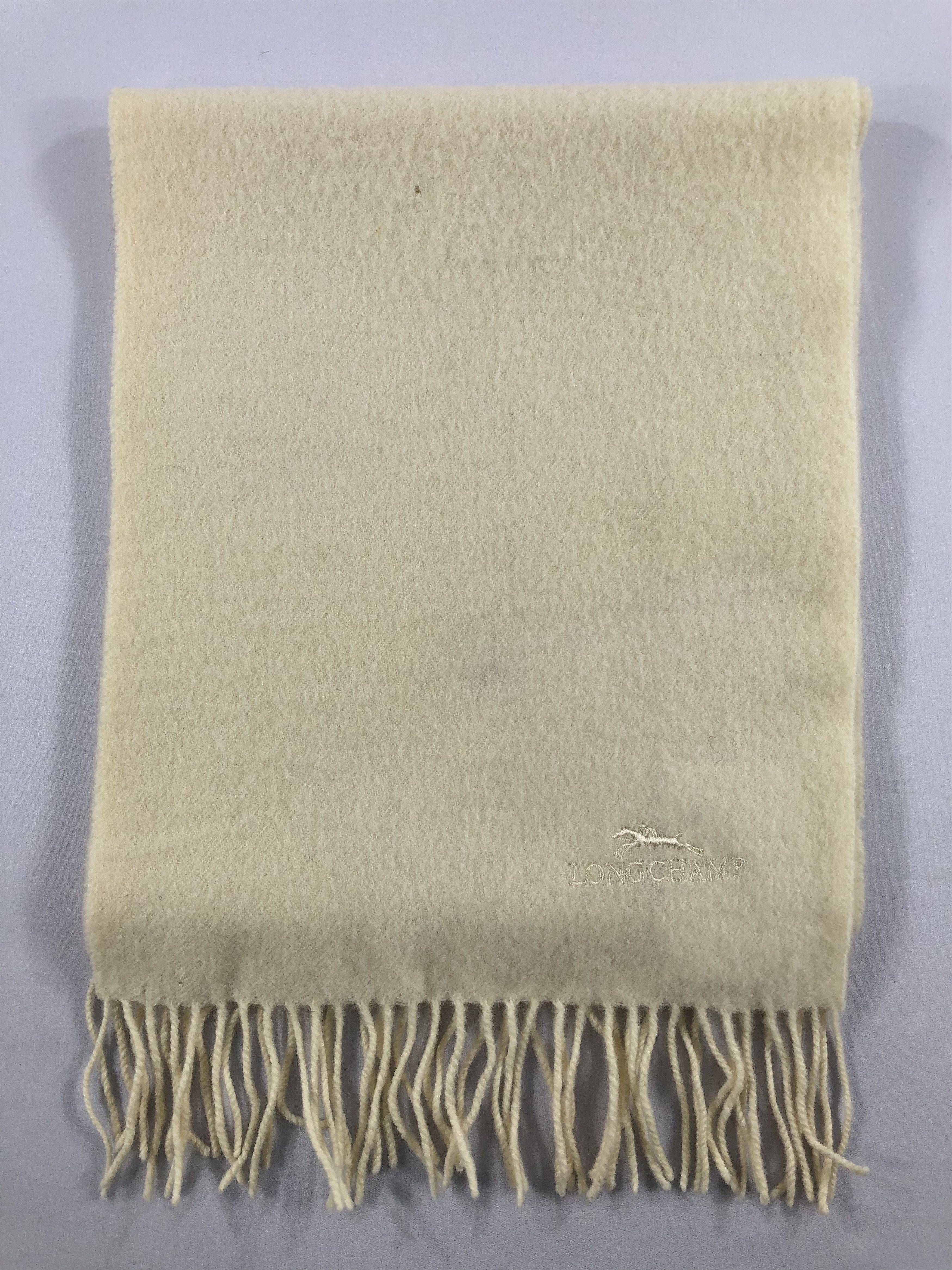 Longchamp Vintage Longchamp Scarf/Muffler/Neckwear MF1775 Size ONE SIZE - 2 Thumbnail