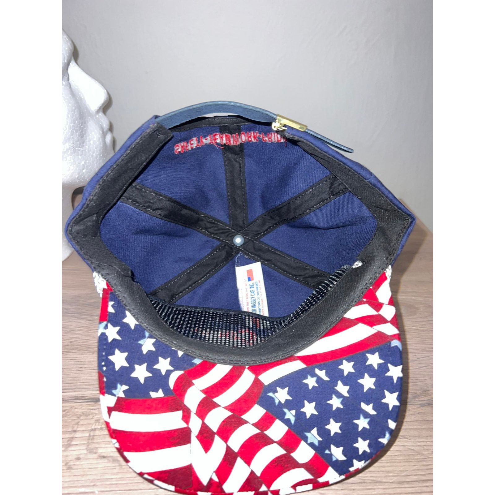 Vintage Vintage Ken Caryl Glass The Innovators America Flag Hat VTG Size ONE SIZE - 7 Thumbnail