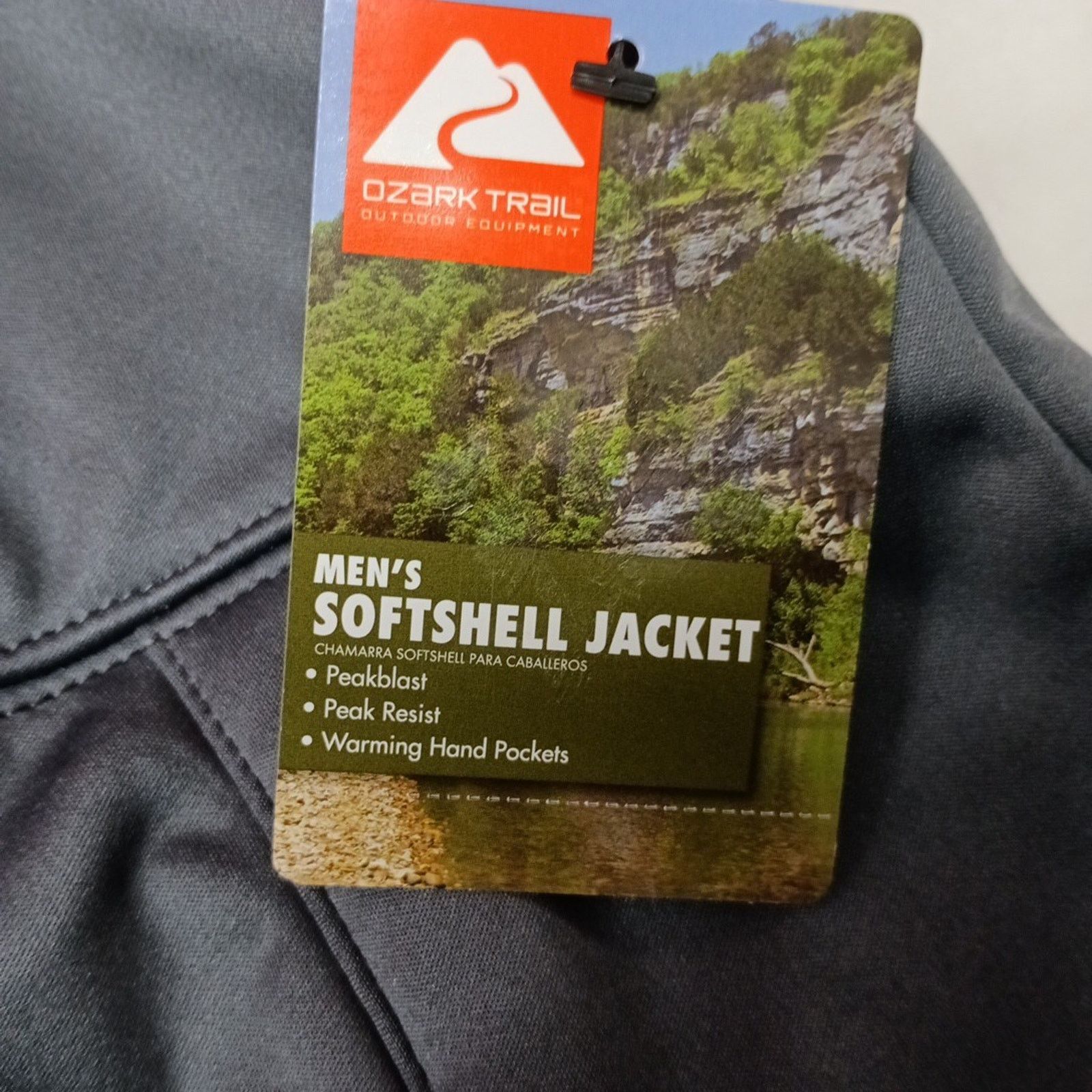 Other Ozark Trail Men's Size 3XL Gray Zip Hooded Softshell Jacket Size US XXL / EU 58 / 5 - 6 Thumbnail