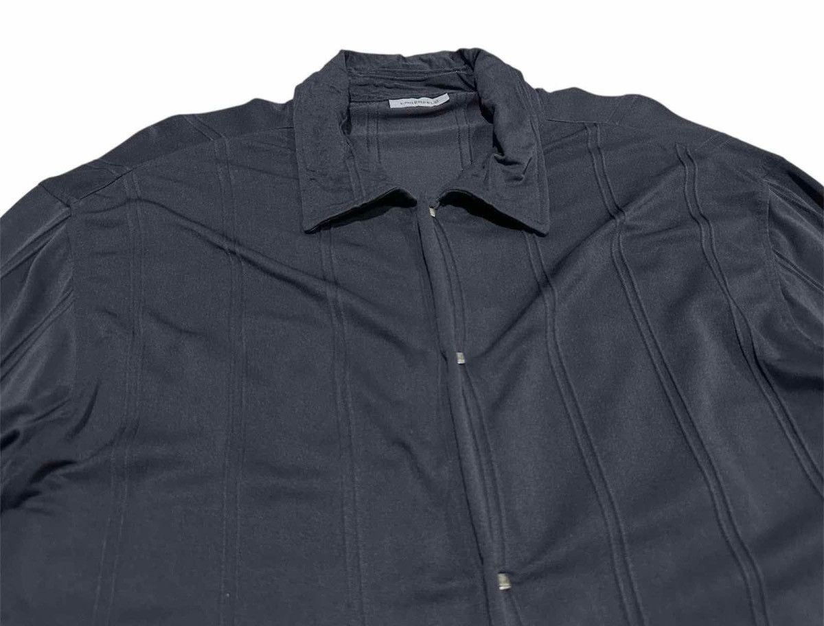 Karl Lagerfeld 🔥Vintage Lagerfeld Over Shirt Striped Snap Button See-thru Size US XL / EU 56 / 4 - 3 Thumbnail