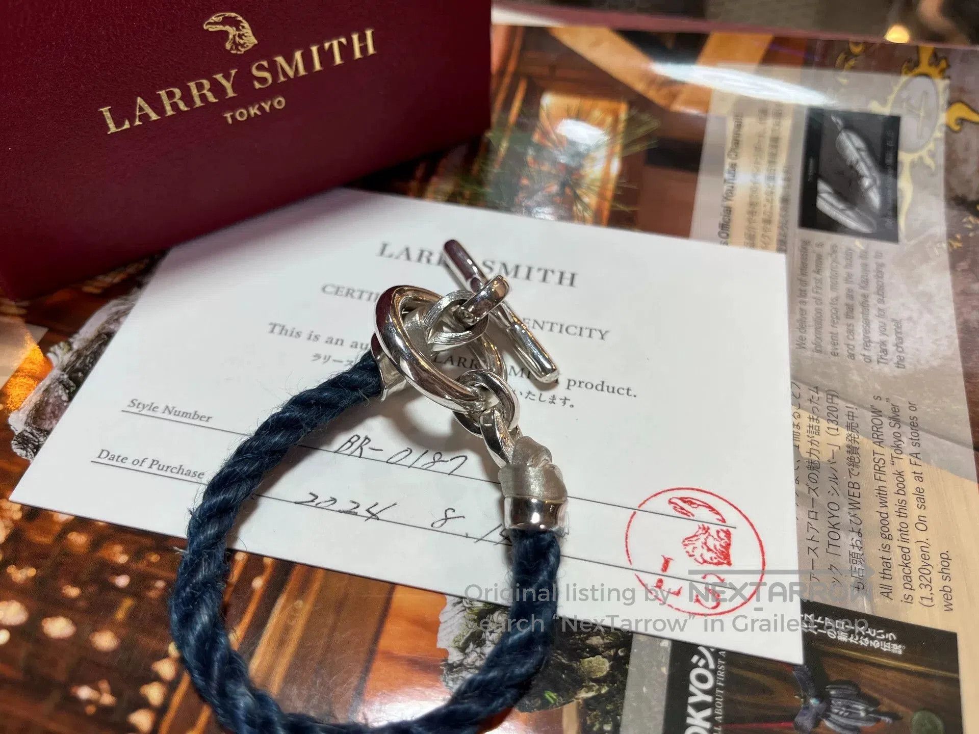 Larry Smith Larry Smith Silver Buckle Hand Strap. Size ONE SIZE - 7 Thumbnail