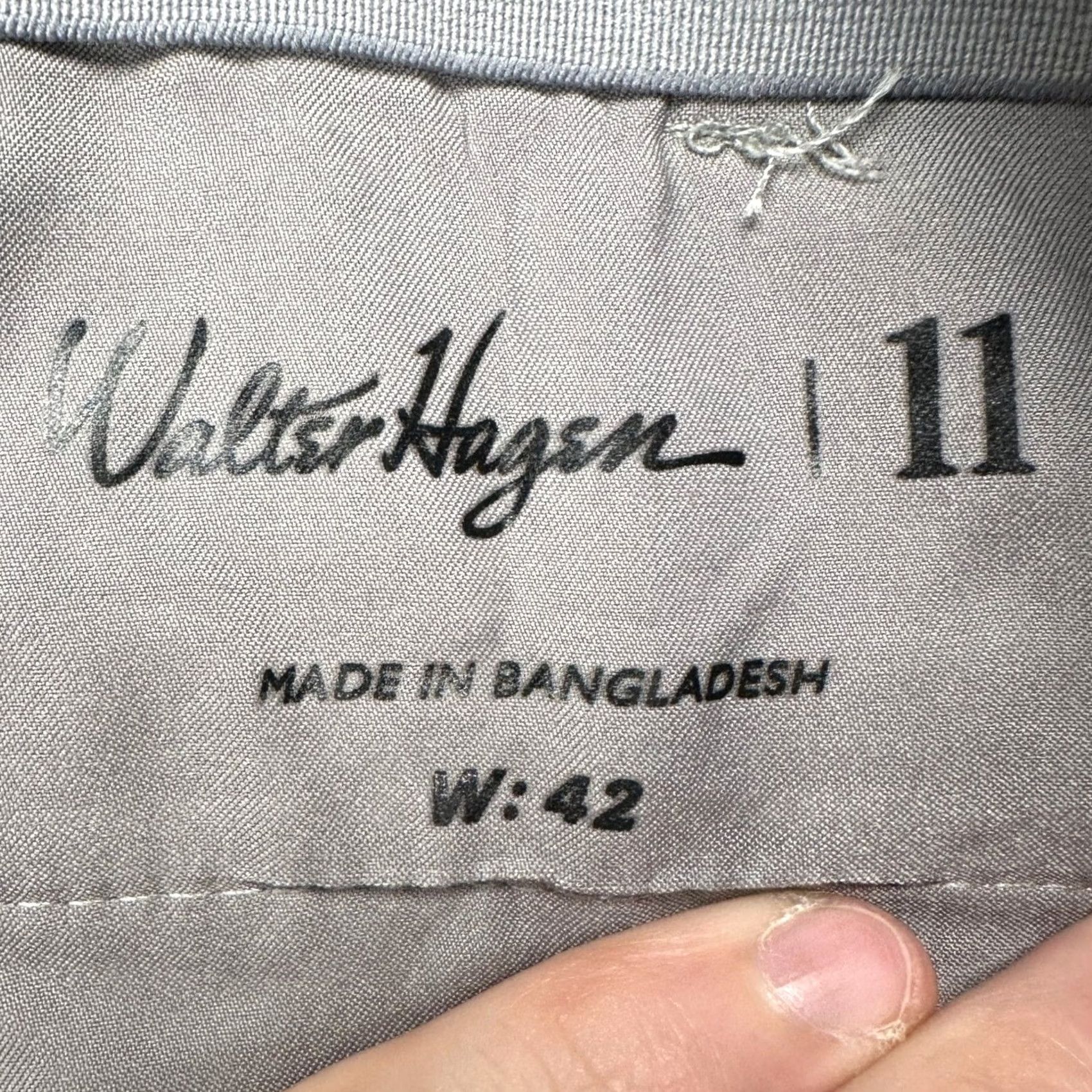 Vintage Walter Hagen Perfect 11 Mens Chino Shorts 42X10 Grey Art Deco Print NEW Size US 42 / EU 58 - 4 Thumbnail