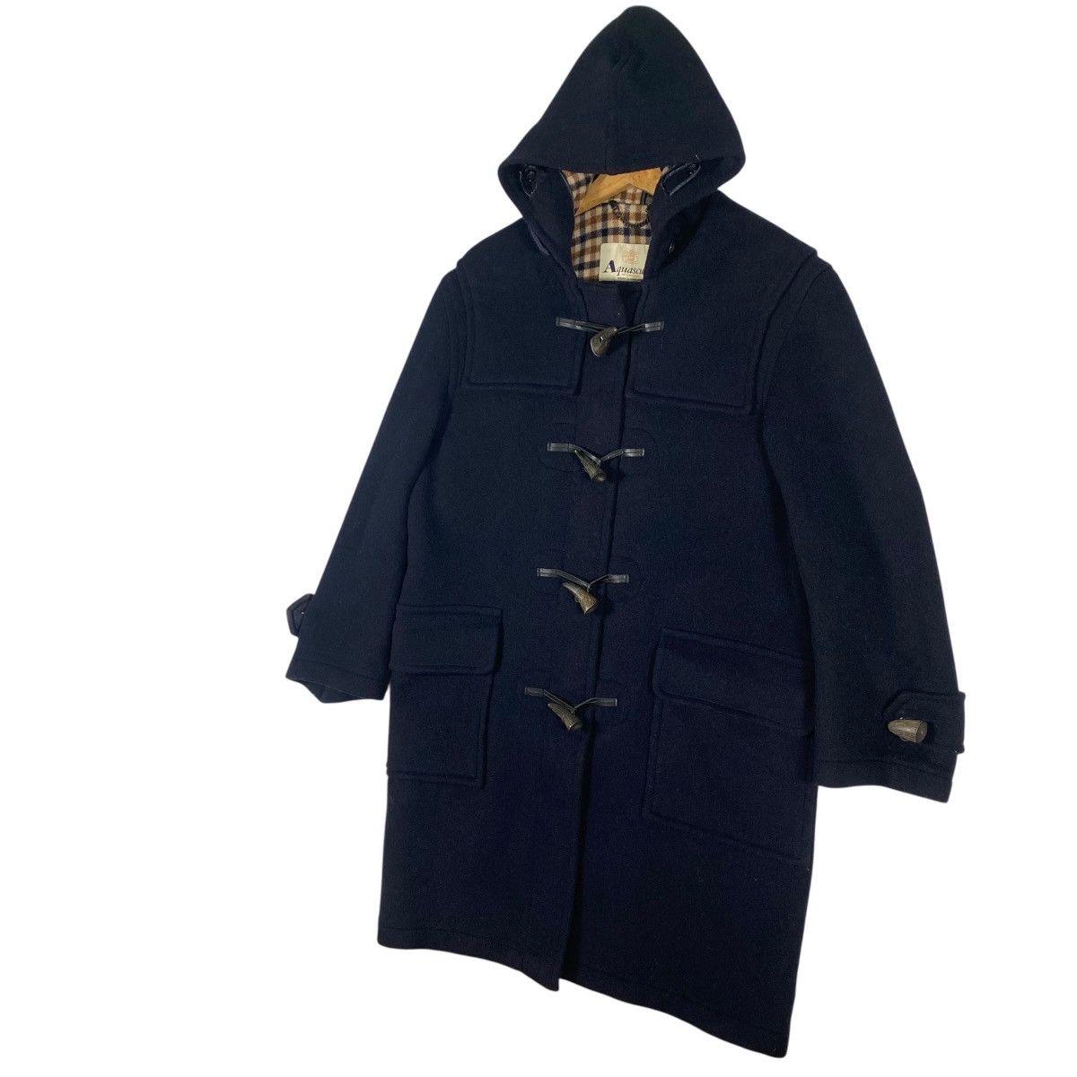 Aquascutum Vintage Aquascutum Of London Hoodie Wool Toggle Button Size US M / EU 48-50 / 2 - 3 Thumbnail