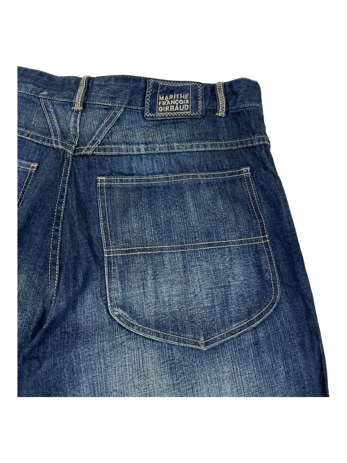 Marithe + Francois Girbaud Y2K Girbaud Baggy Oversized Carpenter Blue Denim Jeans Size US 36 / EU 52 - 4 Thumbnail