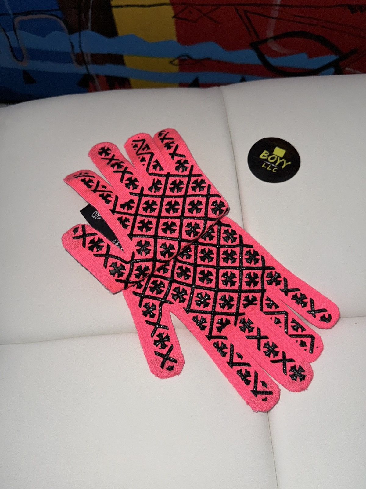 Chrome Hearts Chrome hearts logo gloves Size ONE SIZE - 2 Thumbnail