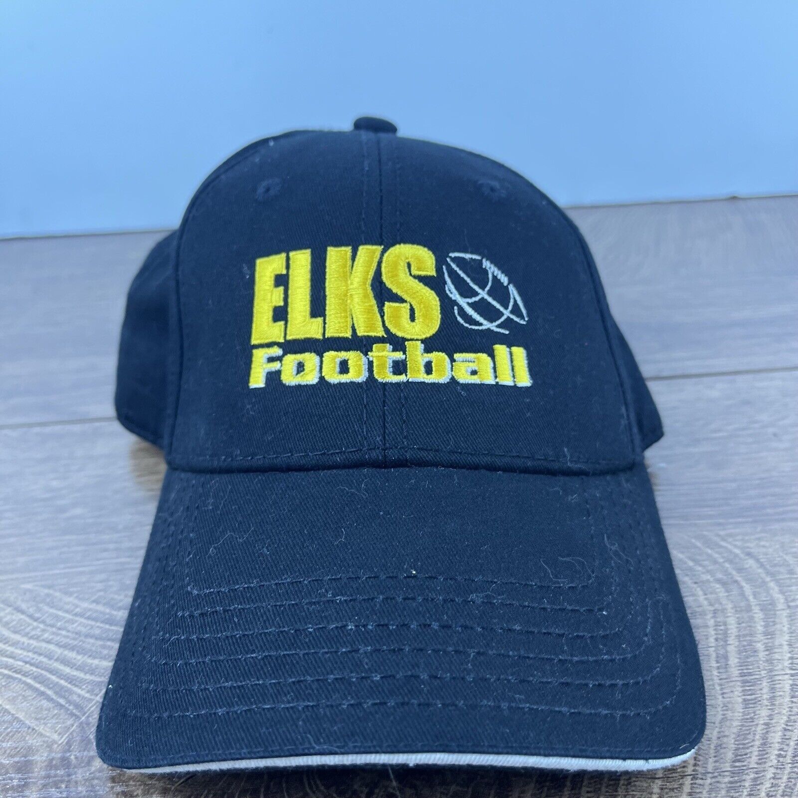 Other Centerville Elks Football Hat Black Elks Adjustable Hat Blac Size ONE SIZE - 1 Thumbnail