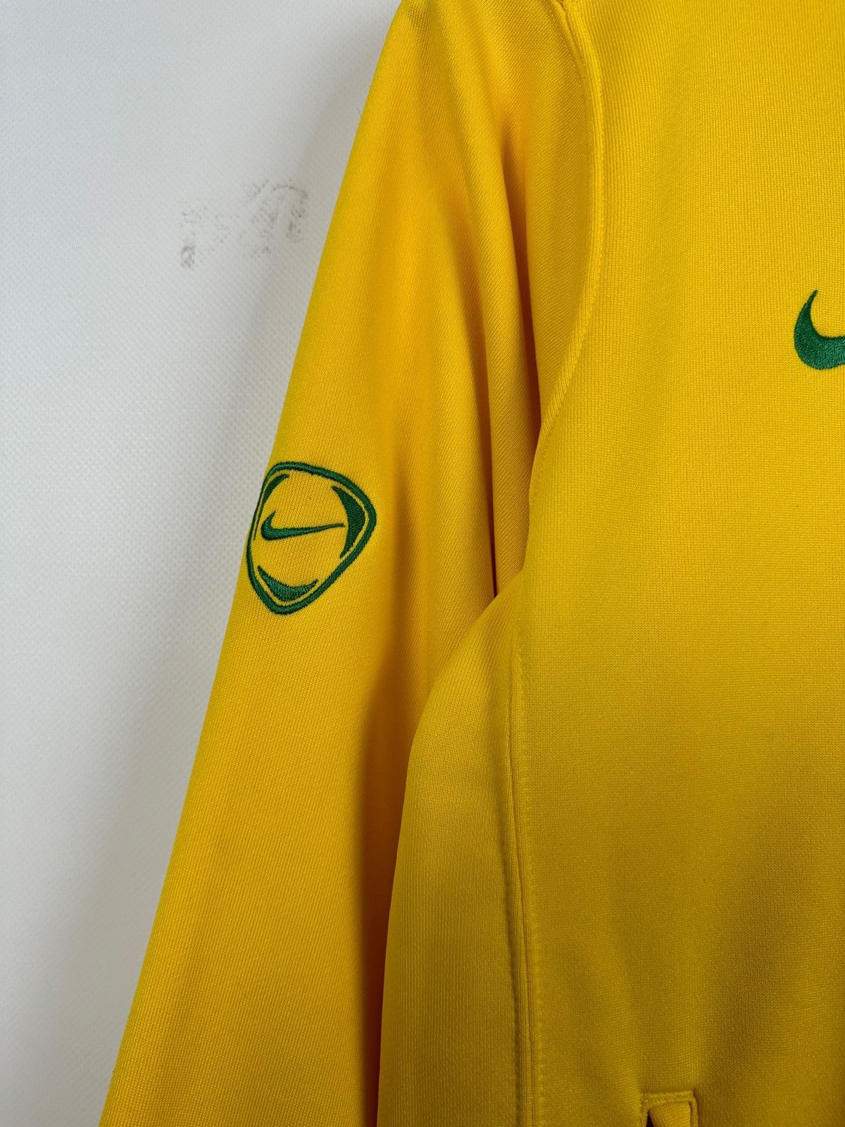 Nike 00s Vintage Nike Team Brazil Zip Up Soccer Track Top Jacket Size US M / EU 48-50 / 2 - 12 Thumbnail