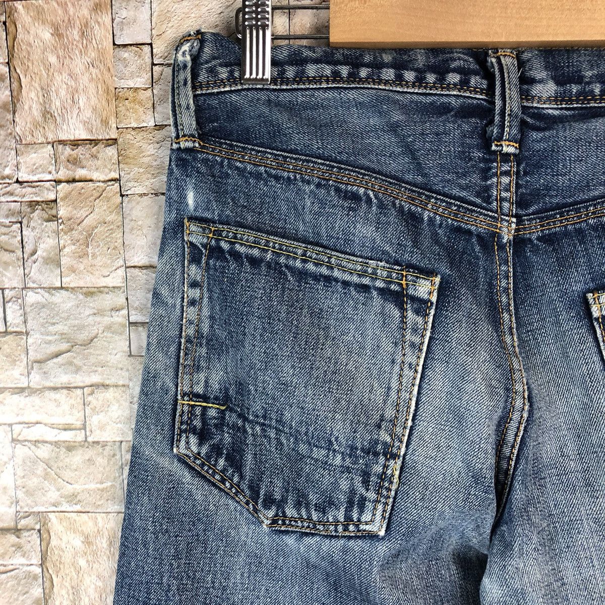 Japanese Brand Back Number Made In Nippon Denim Pants #A1122 Size US 29 - 15 Thumbnail