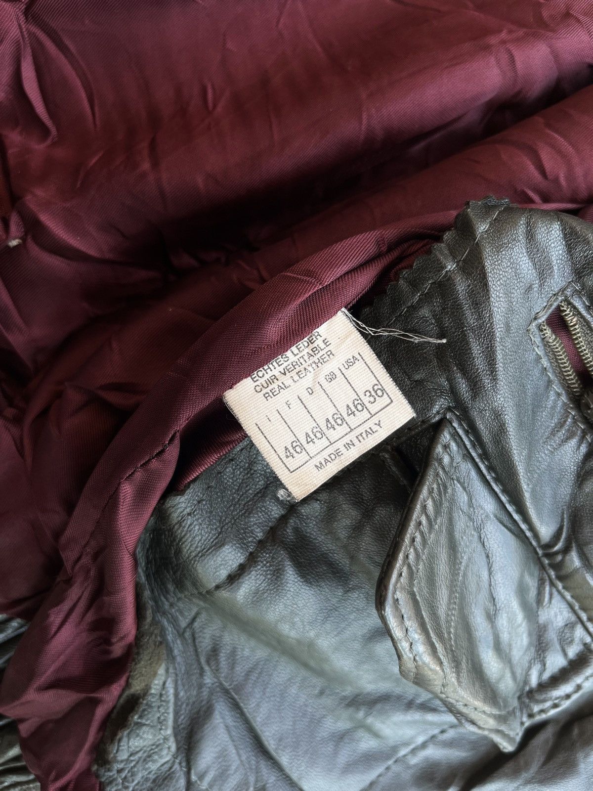 Alexander Julian 90’s Alexander Julian Type A-2 Flight Leather Jacket Size US L / EU 52-54 / 3 - 14 Thumbnail