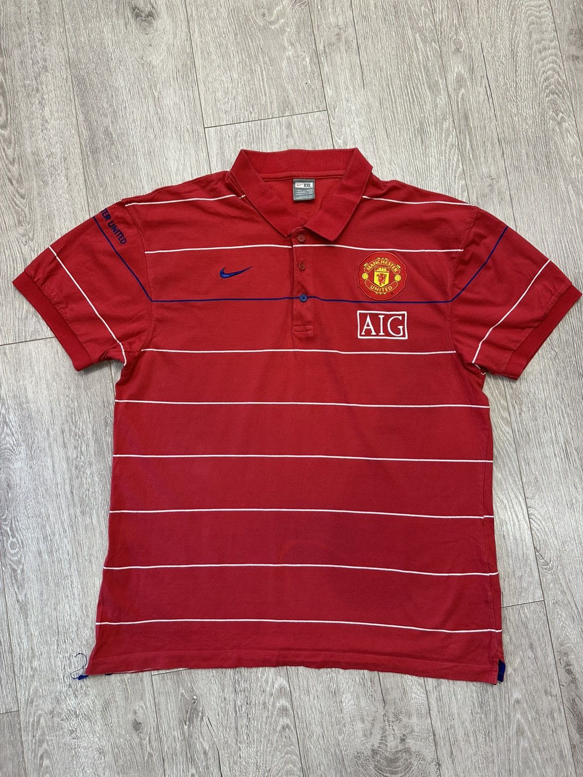 Nike Nike AIG Manchester United Shirt Premier League 2008/2009 Size US XXL / EU 58 / 5 - 1 Thumbnail