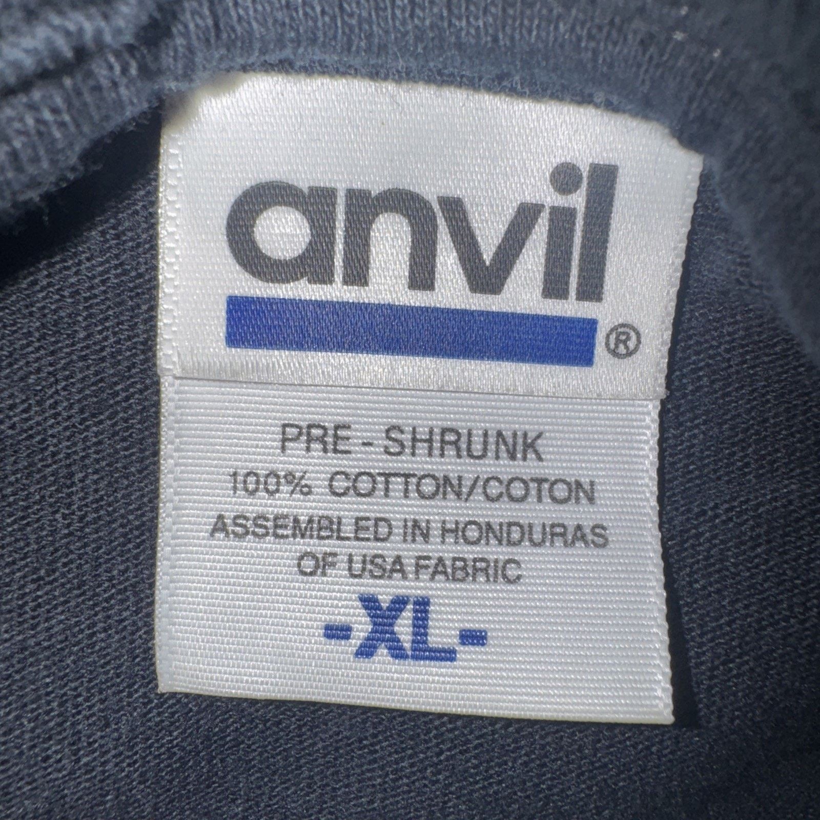Anvil × Band Tees × Vintage Vintage Anvil Mummy Graphic T-Shirt Black XL 22x29 Size US XL / EU 56 / 4 - 3 Thumbnail