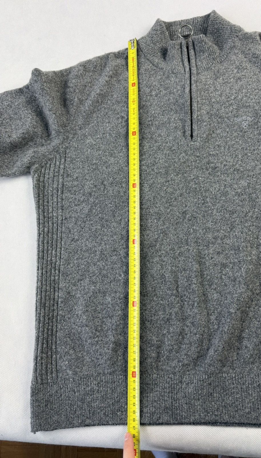 Barbour Barbour Established Half Zip Wool/Silk Sweater Size US L / EU 52-54 / 3 - 6 Thumbnail