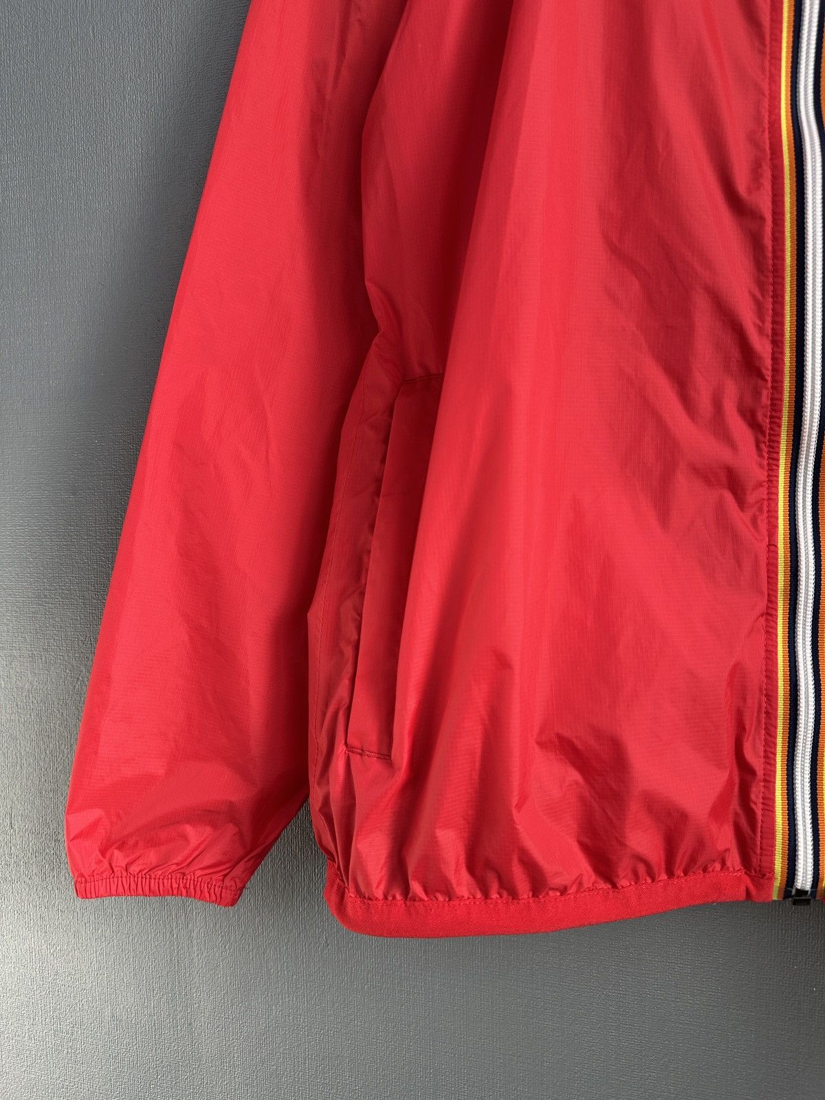 K-Way K-Way Le Vrai 3.0 Claude Waterproof Packable Red Jacket sz M Size US M / EU 48-50 / 2 - 8 Thumbnail