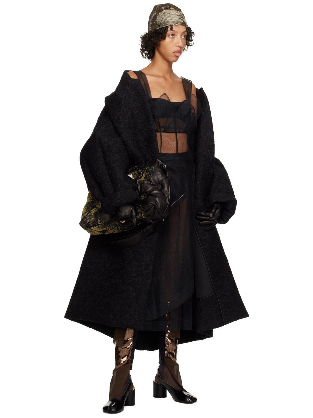 Maison Margiela o1y0625 Coat in Black Size XS / US 0-2 / IT 36-38 - 4 Thumbnail