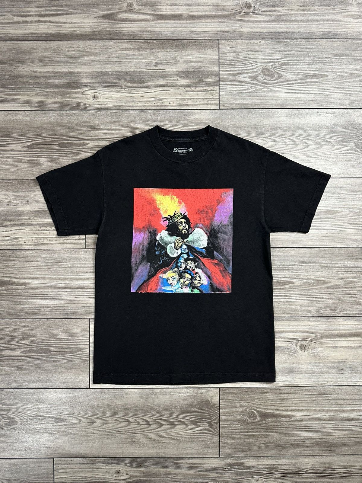 J. Cole × Rap Tees J Cole Dreamville KOD Tour T Shirt Size US M / EU 48-50 / 2 - 1 Thumbnail