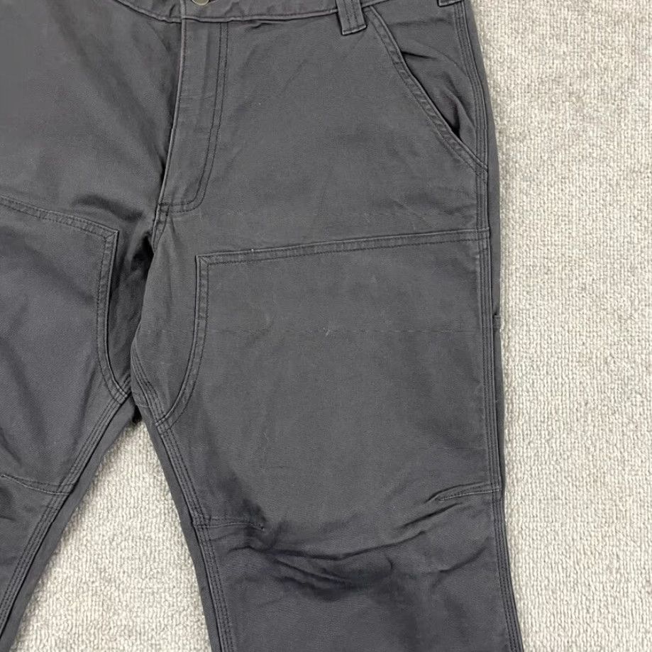 Carhartt Carhartt Rigby Double Front Pants Men's 38x30 Stretch Workwear Casual Gray Size US 38 / EU 54 - 6 Thumbnail