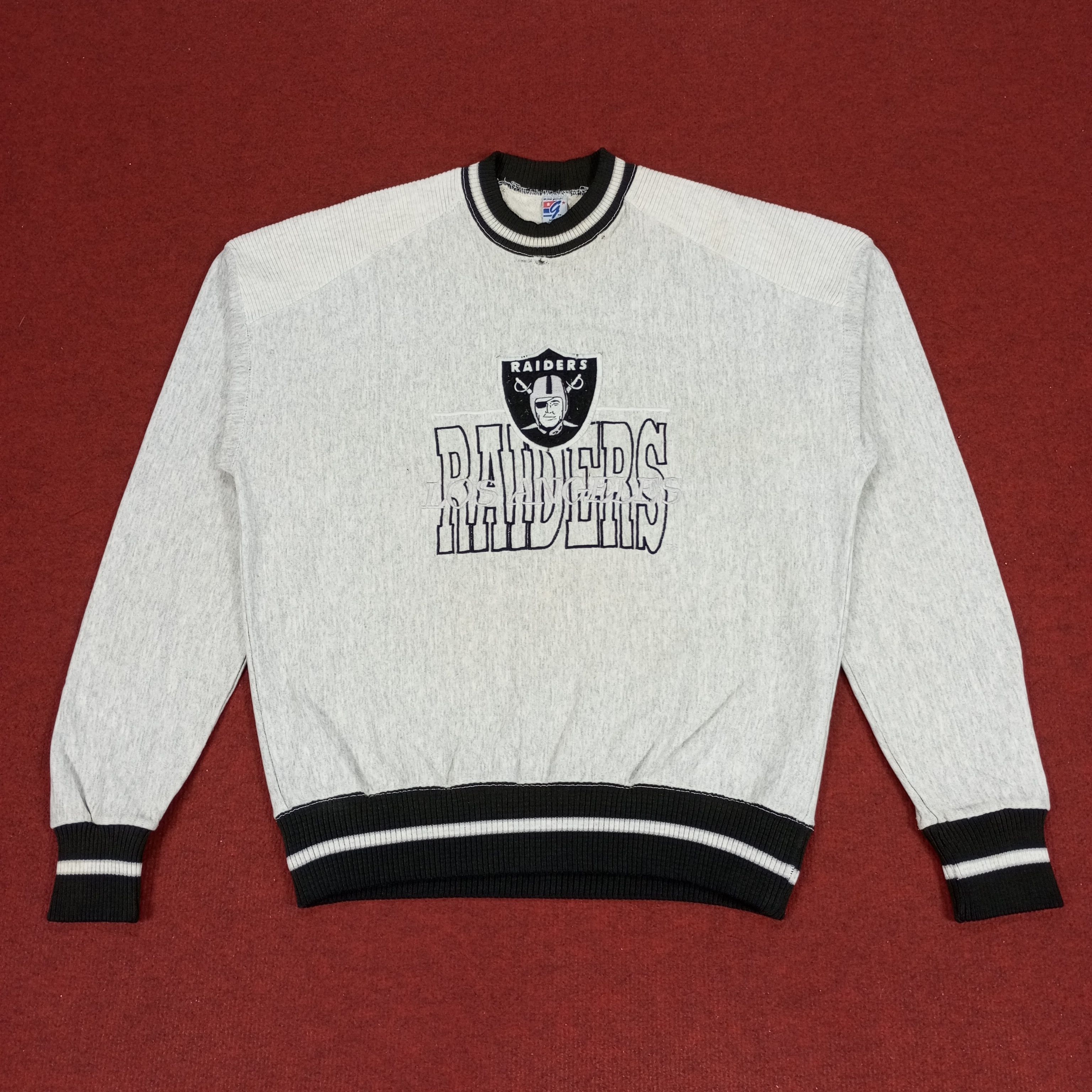 NFL × Vintage Raiders Los Angeles Football Team Vintage Sweatshirt Size US M / EU 48-50 / 2 - 1 Thumbnail