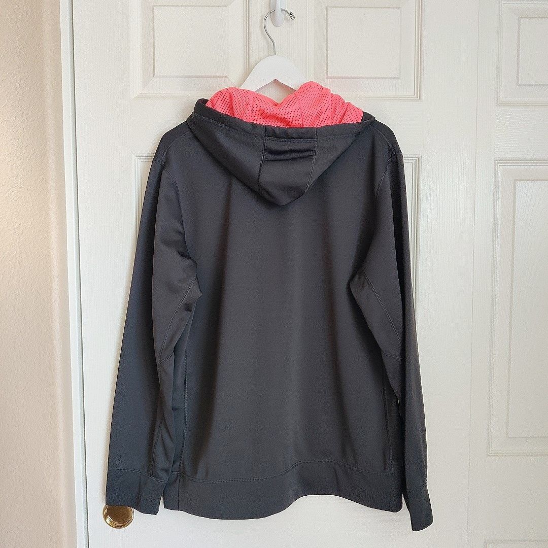 Nike Therma-Fit streak logo fleece lined hoodie pullover top Size US L / EU 52-54 / 3 - 2 Thumbnail