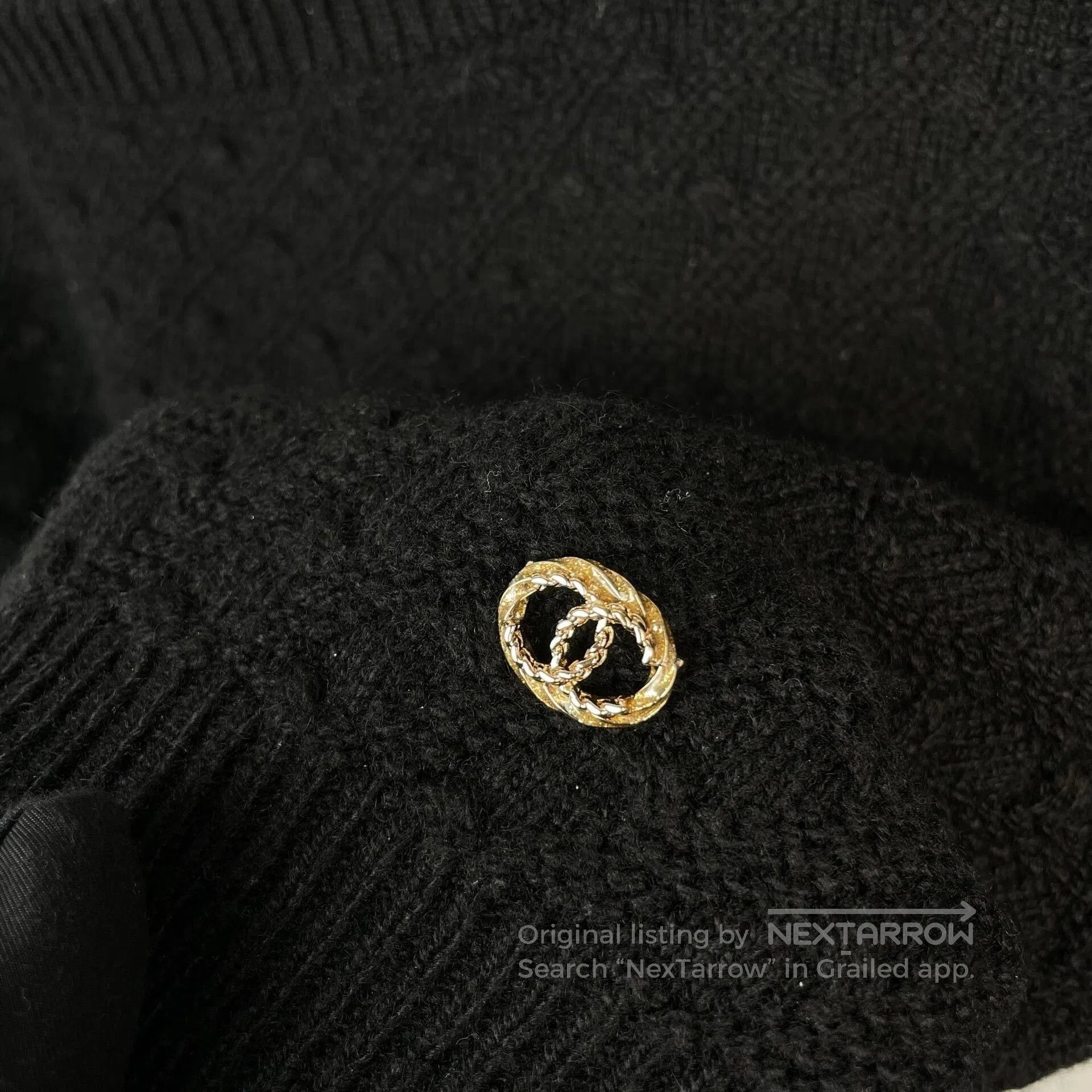 Chanel Chanel Black Leather Strap Chain Slanted Shoulder Long Sle Size XS / US 0-2 / IT 36-38 - 8 Thumbnail
