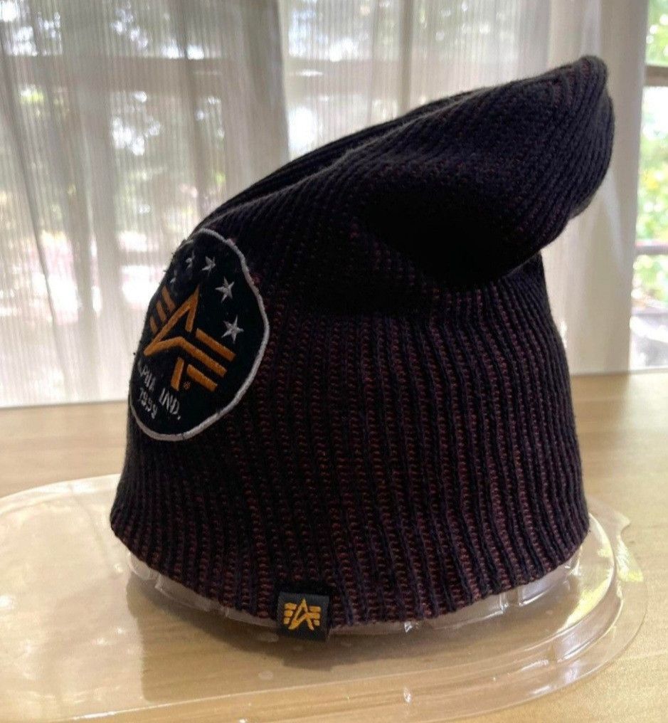 Alpha Industries Alpha Industries Knit Beanie Cap Size ONE SIZE - 2 Thumbnail