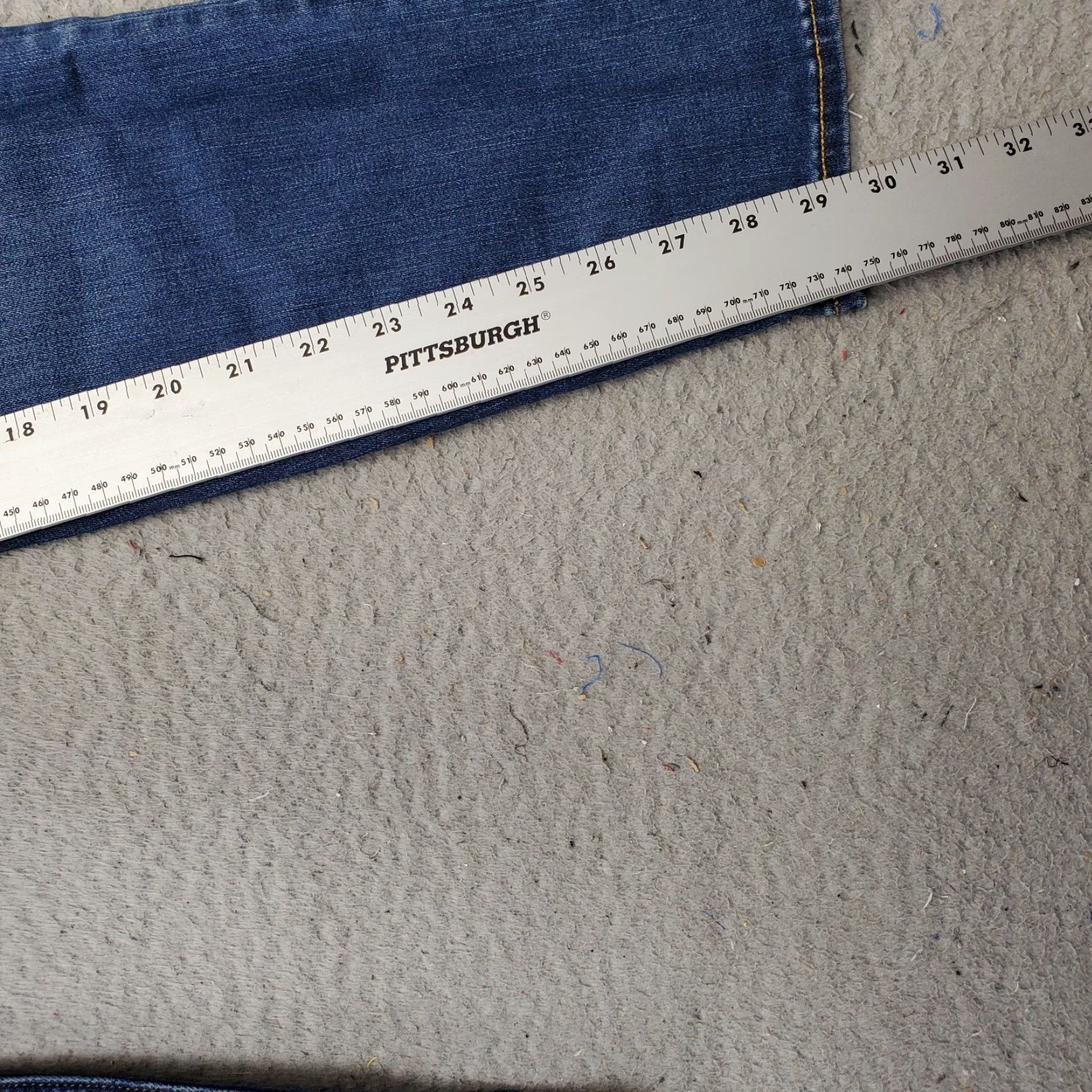 Lands' End Lands' End Jeans Women Size 4 Blue Denim Solid Stretch Cotton Skinny Leg Pull On Womens Size 4 Blue Denim Skinny Jeans Size 27" / US 4 / IT 40 - 4 Thumbnail